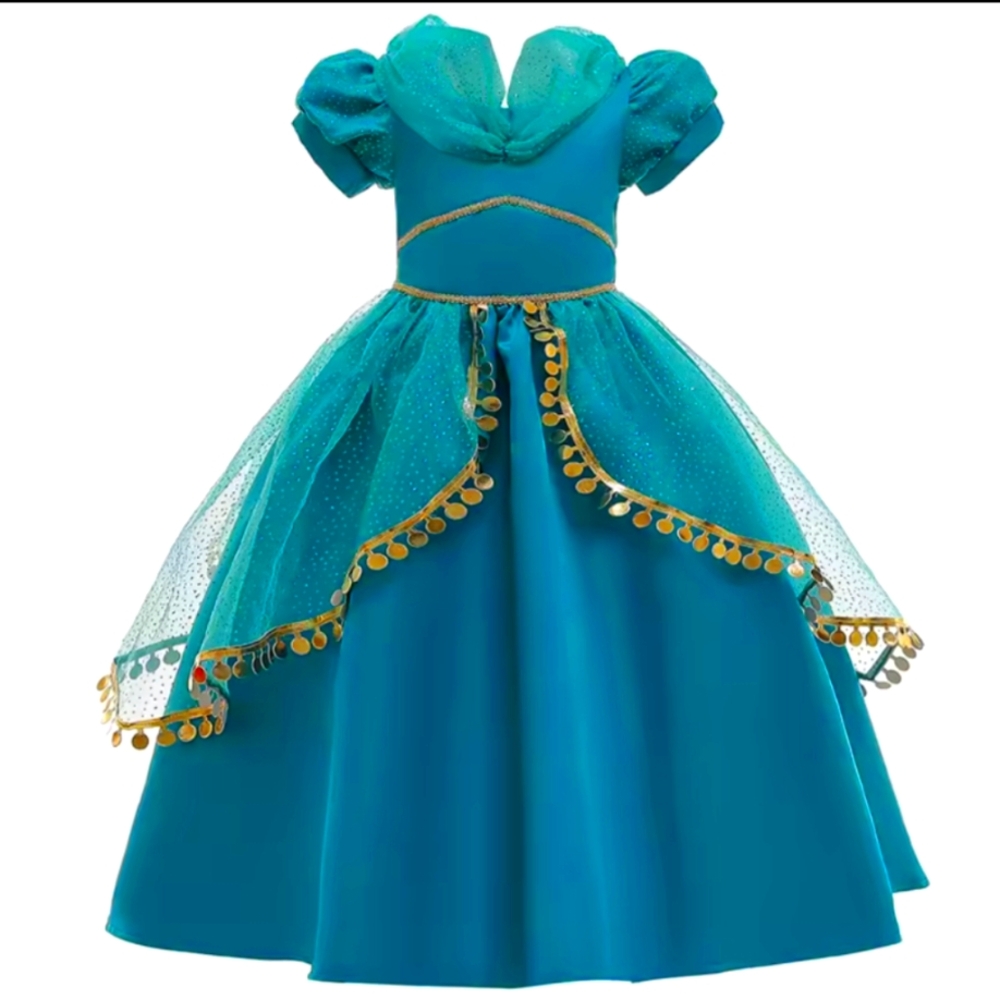 Blue/Green Princess Gown